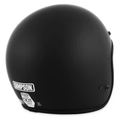 Chopper Helmet - Flat Black - Extra Small