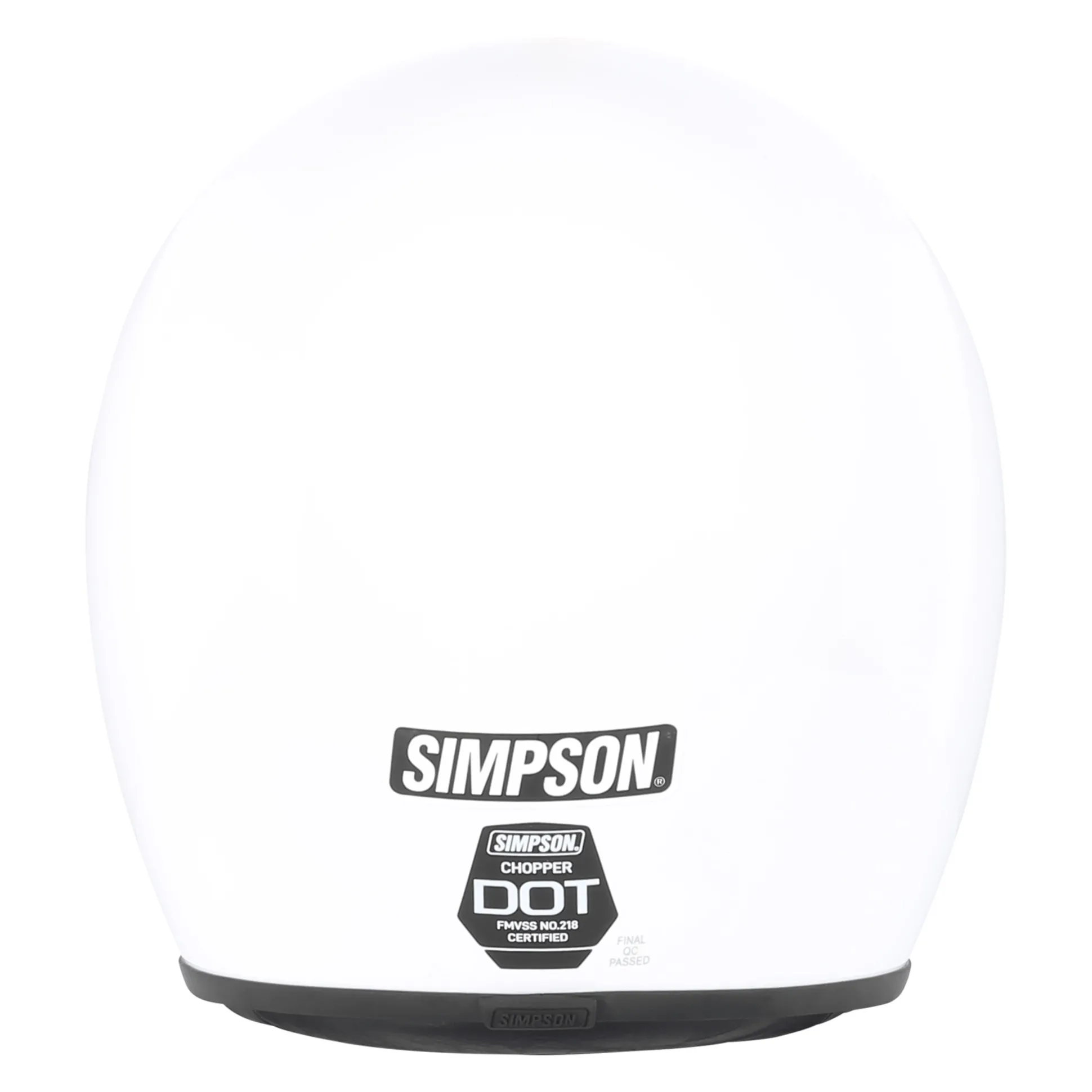 Chopper Helmet - White - Extra Large