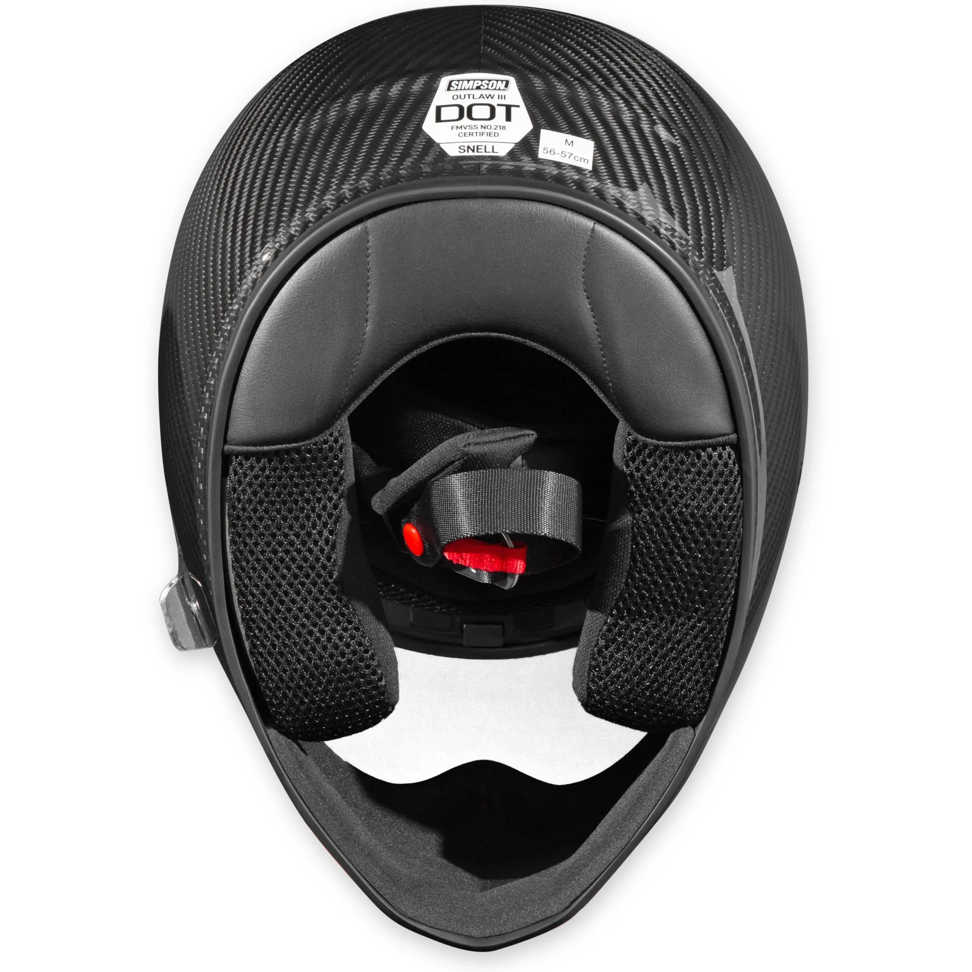 Outlaw Bandit 3.0 Helmet - Carbon Fiber - Large