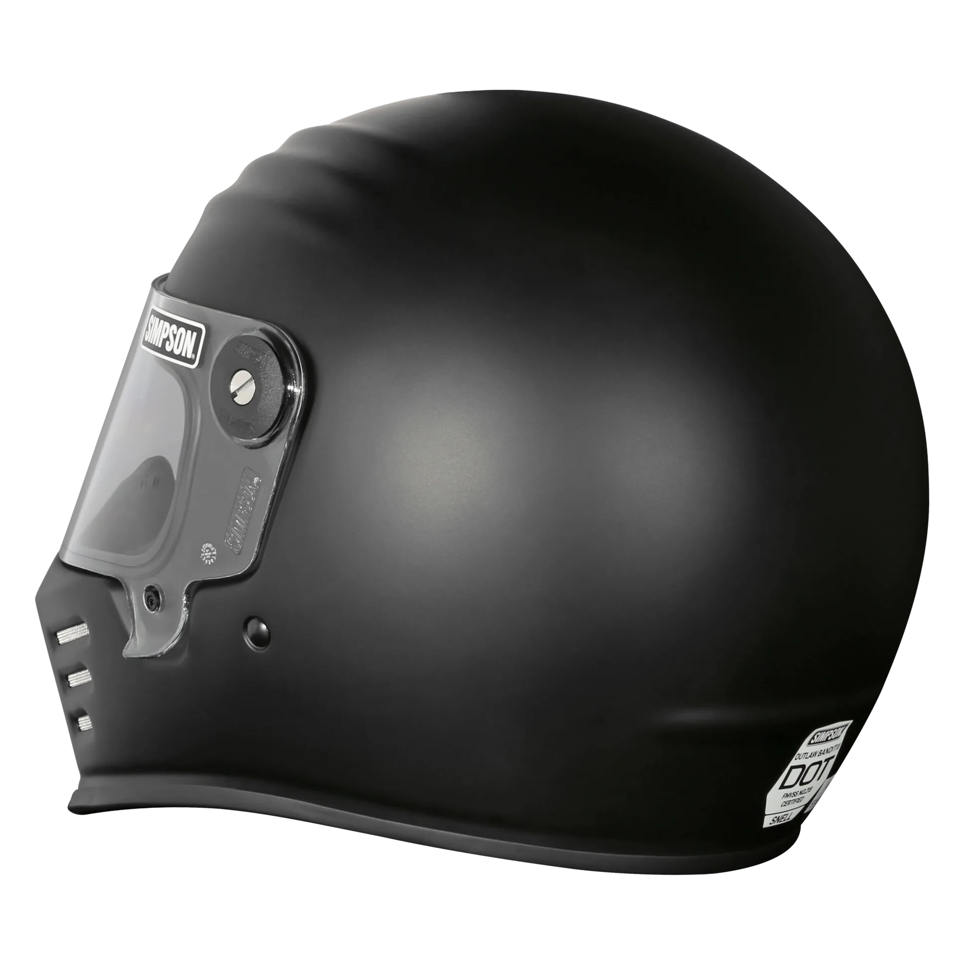 Outlaw Bandit 3.0 Helmet - Flat Black - Extra Large