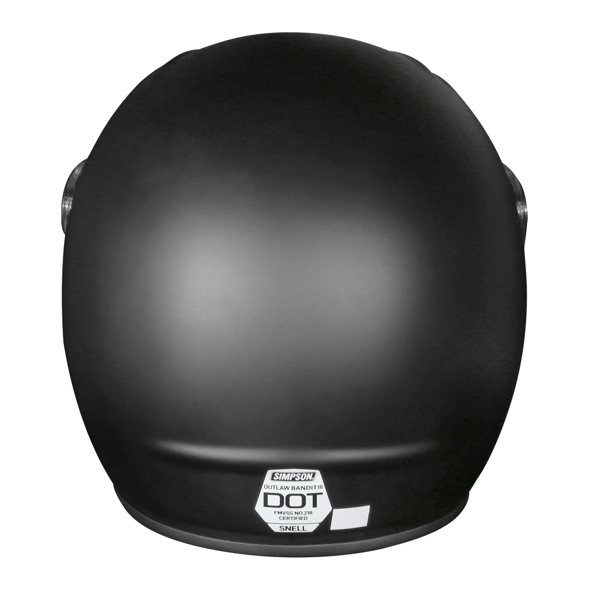 Outlaw Bandit 3.0 Helmet - Flat Black - Extra Small