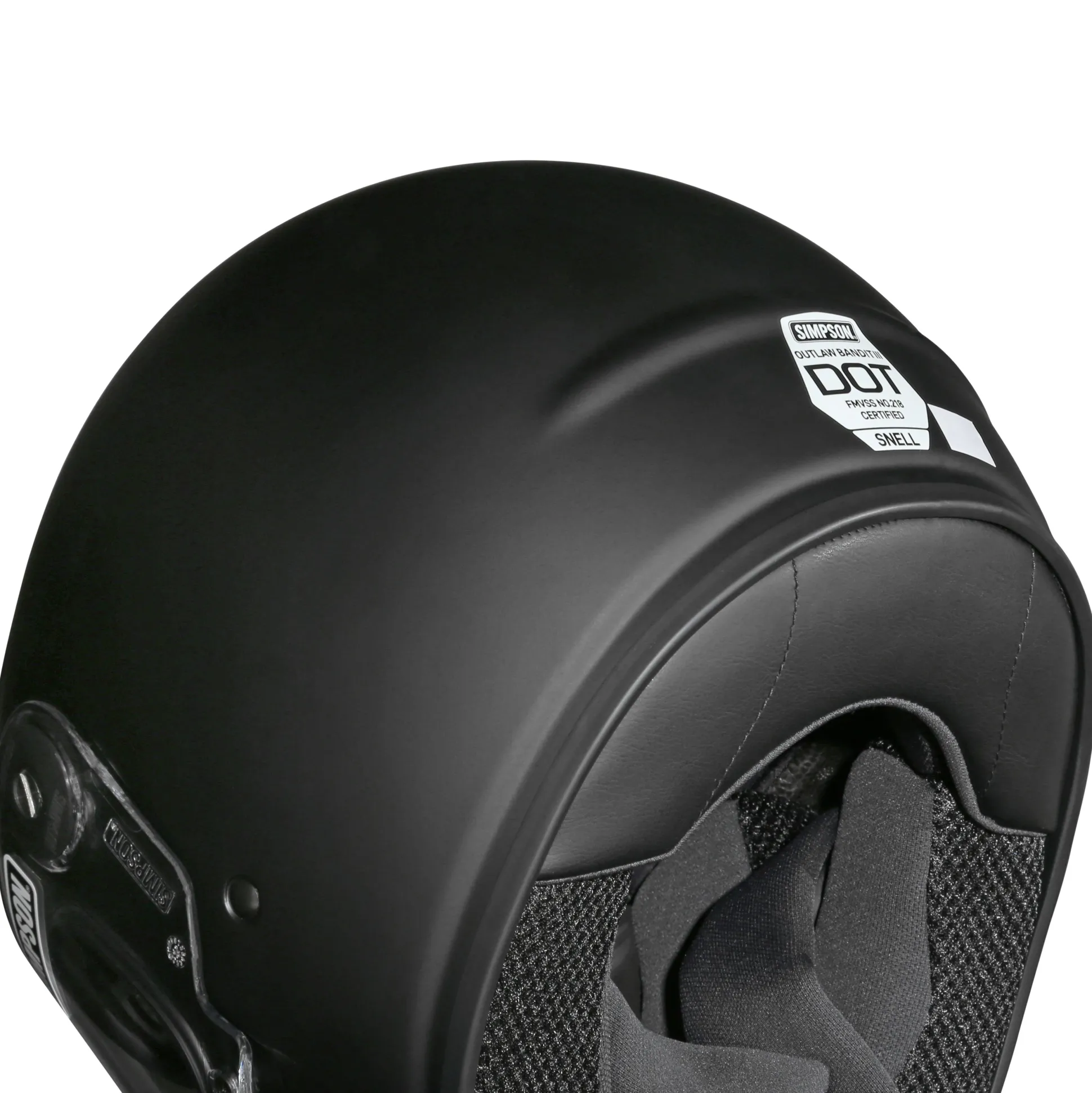 Outlaw Bandit 3.0 Helmet - Flat Black - Medium