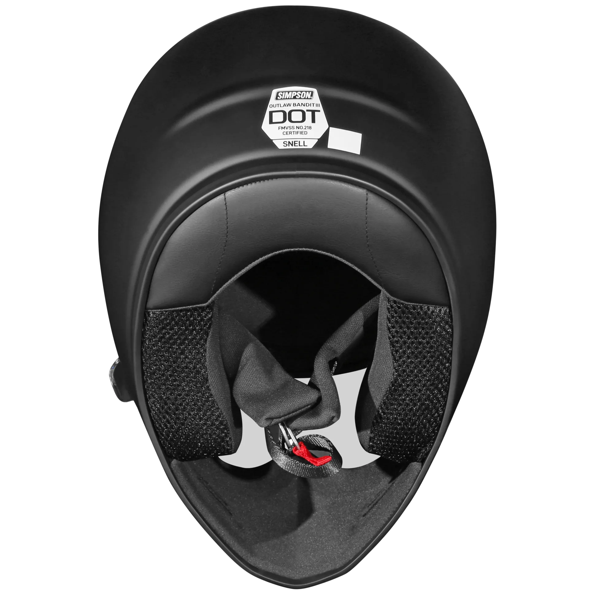 Outlaw Bandit 3.0 Helmet - Flat Black - Medium