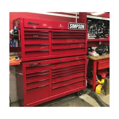 Simpson Racing Embossed Aluminum Simpson Sign